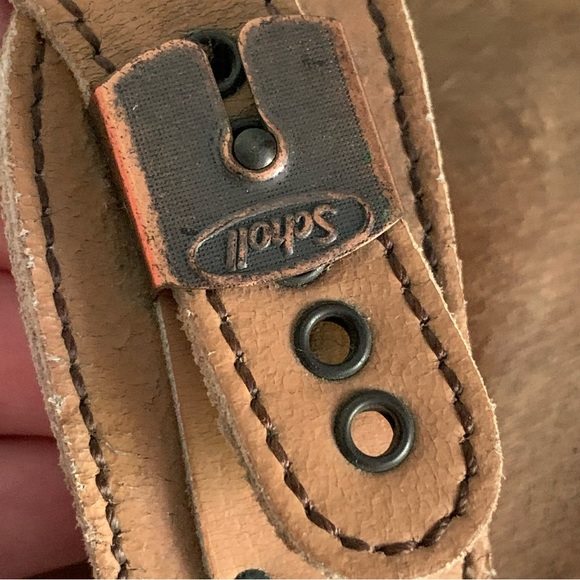 Women’s 7 Vintage 70’s Dr. Scholls Natural Wheat Wooden Exercise Sandals AUSTRIA - Picture 9 of 16